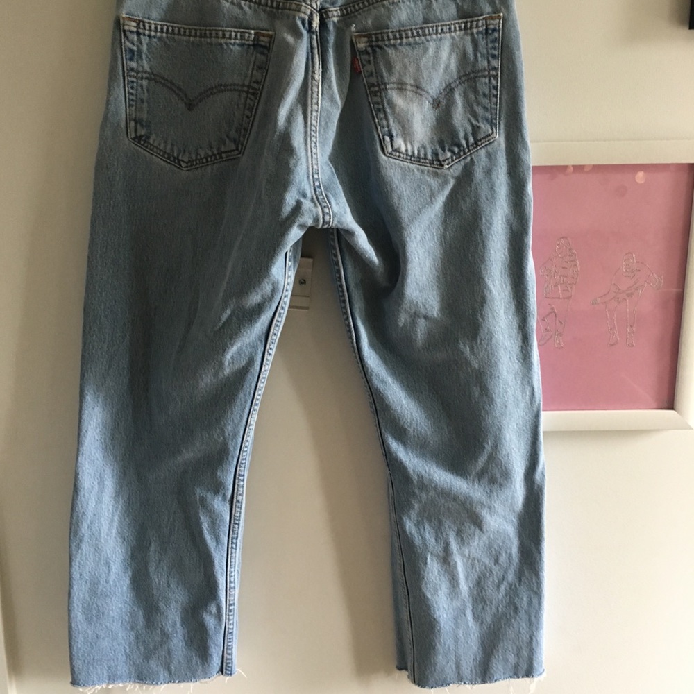 Vintage DIY Cropped Levi’s 501s